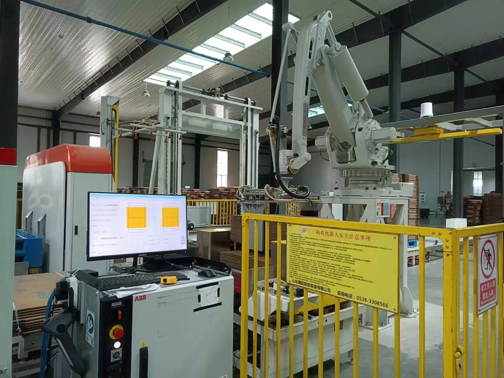 Equipo de manipulación automática de cajas de códigos del robot del brazo del robot del gantry industrial Caliente Nuevo Precio Servicio de Alta calidad