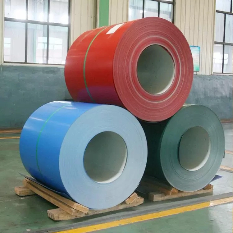 China Manufacture Prepainted PPGL PPGI Coated Steel Coil Blue Sheet Metal