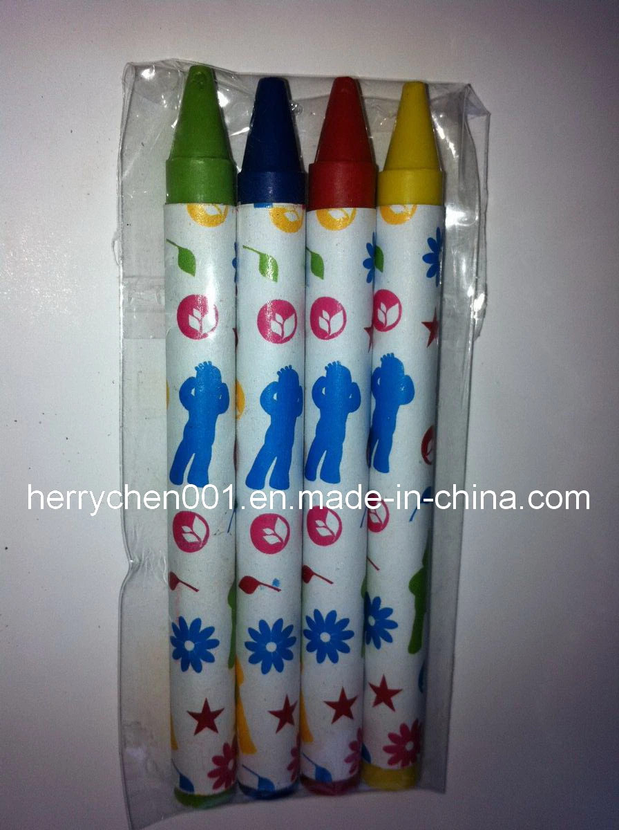 4pk Mini Wax Crayon 7X70mm, Sky-340