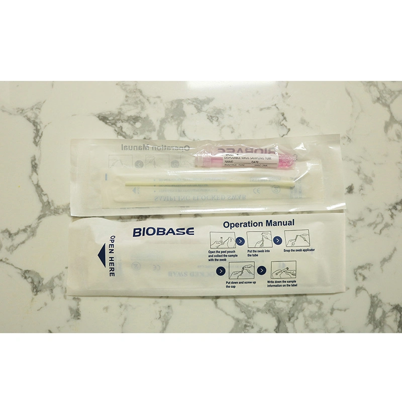 Biobase Vtm التخلص من عينات الفيروسات Kit Nasal وThroat ممسحة