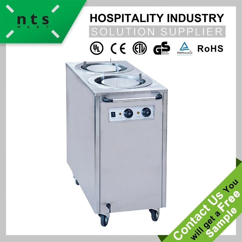 Electric Plate Warmer Cart (2 Holder) for Kitchen Equipment