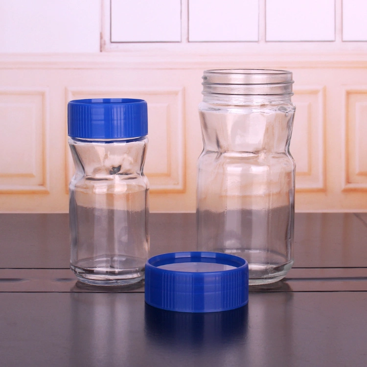 High quality/High cost performance  200ml 390ml 780ml Round Glass Coffee Bean Powder Jar Storage Container with Screw Cap