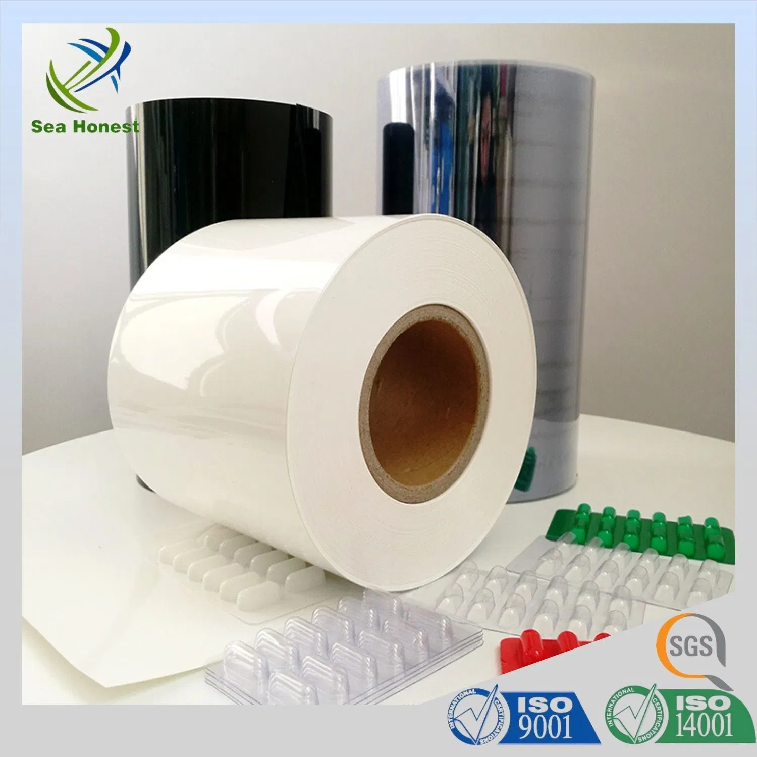 300microns Pharmaceutical Grade Transparent Rigid PVC Film Blister Packing PVC Rigid Film