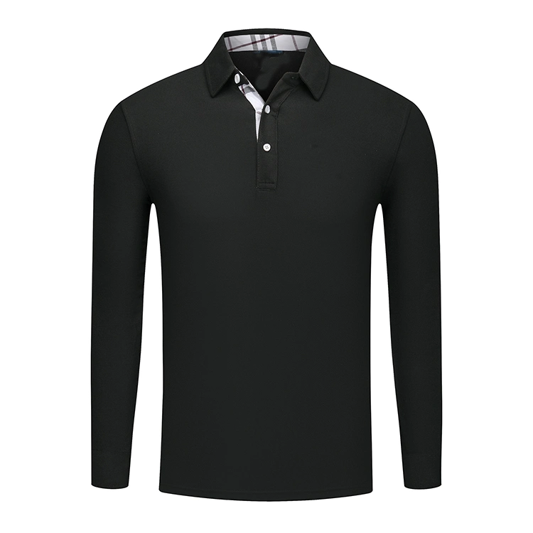 Fashion Long Sleeve Sport Polo Shirt for Men