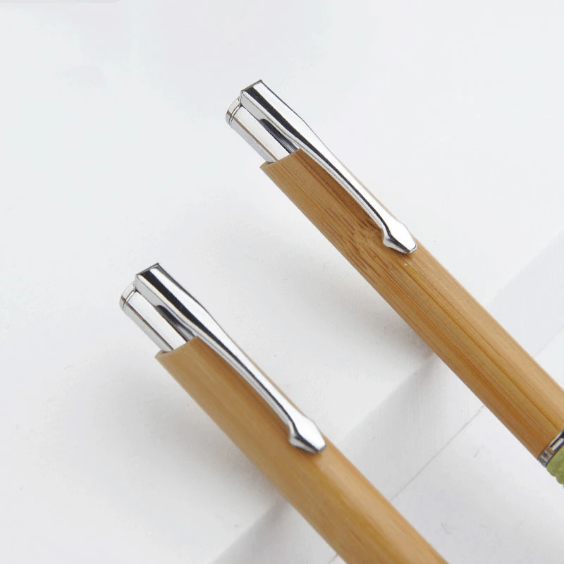 Pen Supplier Promotional Branded Eco Friendly Recycled Bamboo Ballpoint Pen