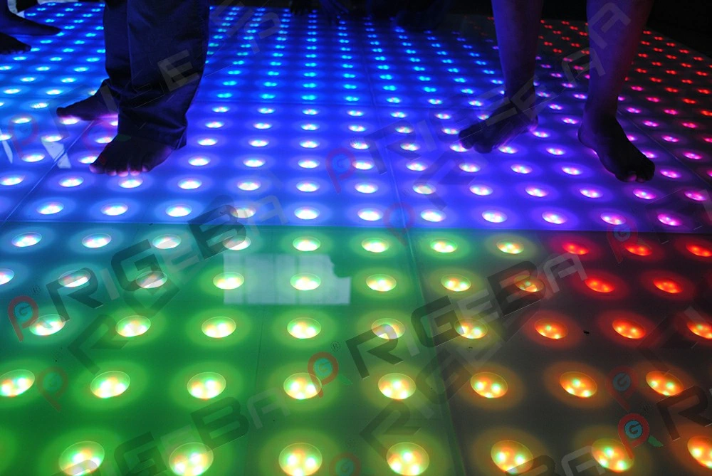 Top Selling Super Slim Portable Patent 60x60cm LED Digital Dance Bodenplatten für Party Events