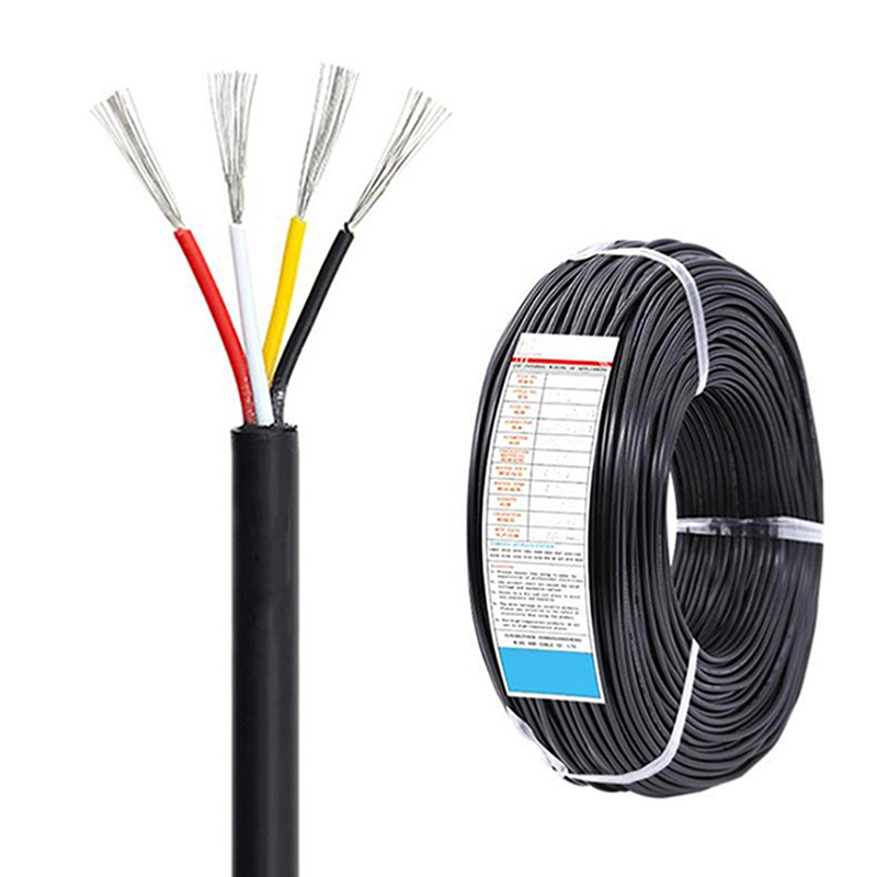 UL2562 VW-1- FT1 Stranded PVC Insulation Tinned Copper Electrical Cable with 4 Core Shield Charging USB Cable