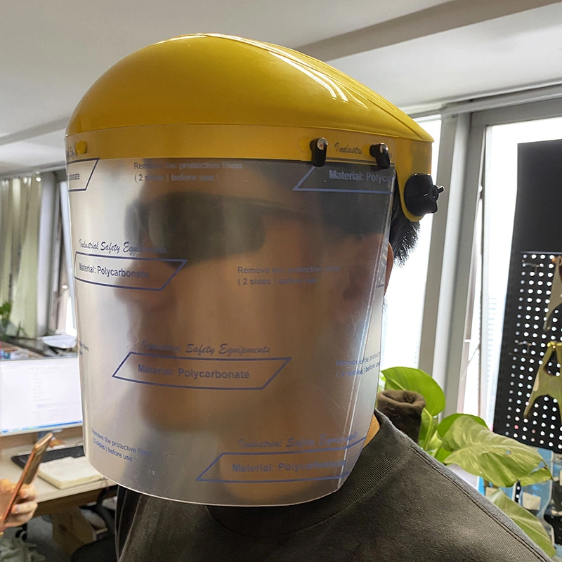 Rhk Cheap Anti Splash Anti Fog Clear Industrial Full Face Protection Safety Face Shield Welding Helmet for Welders