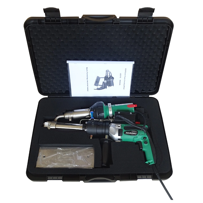 Pistola de soldadura de plástico Extruder para depósitos e tubos de PP/PE