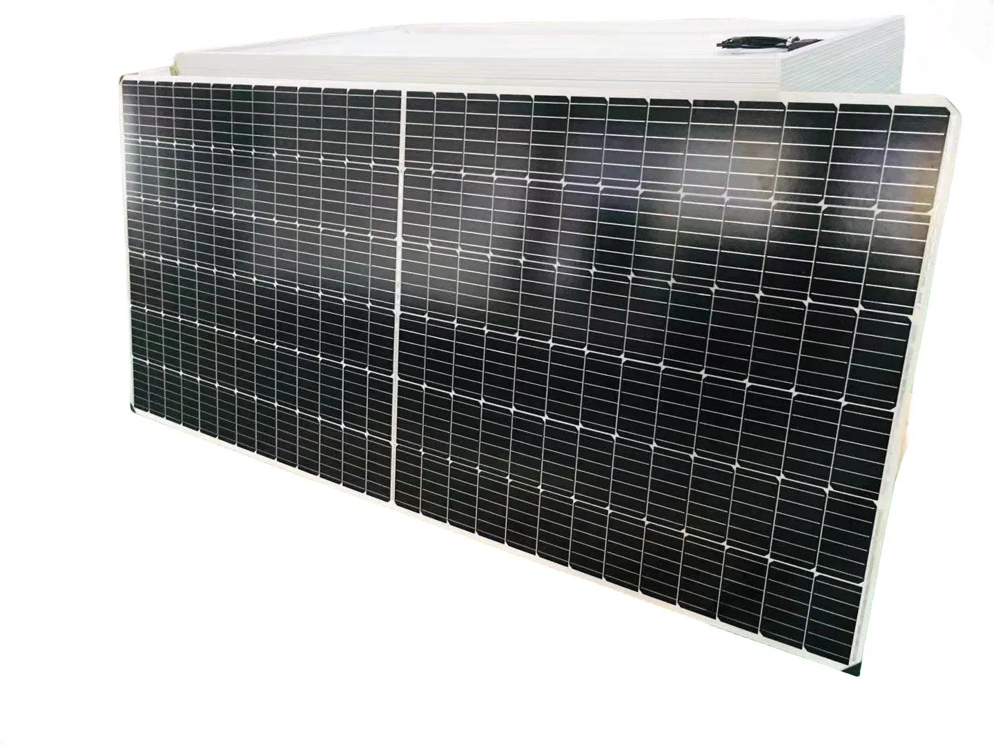 Módulo monocristalino de 300 W 450 W 550 W, de elevada eficiência, de corte médio, de tipo Galss Painel solar