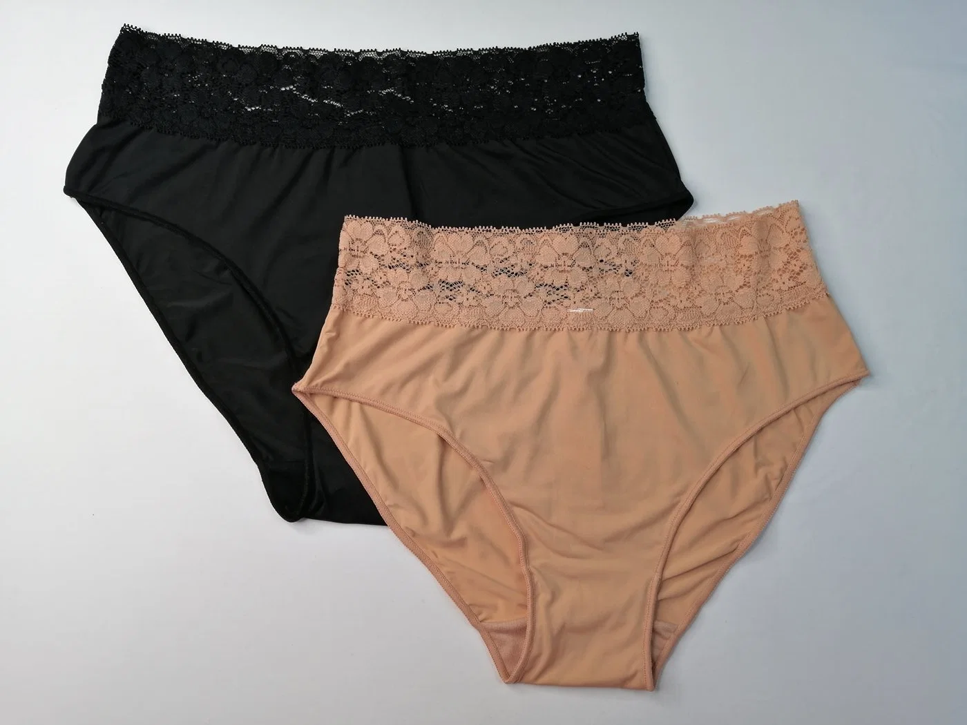 Culottes pour filles coupe large à taille haute Butt Lifter Soft pour femmes respirant Sous-vêtements en coton dentelle pour femmes sous-vêtements de dame tissu de recyclage