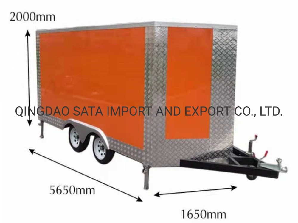 China Made Food Trailers Food Carts Truck for Sale