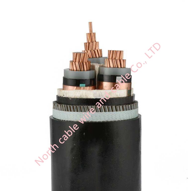 Copper-Aluminum 300mm 400mm Single-Core 3-Core 35kv 60kv 110kv 220kv Cross-Linked Polyethylene Metal-Sheathed Cable