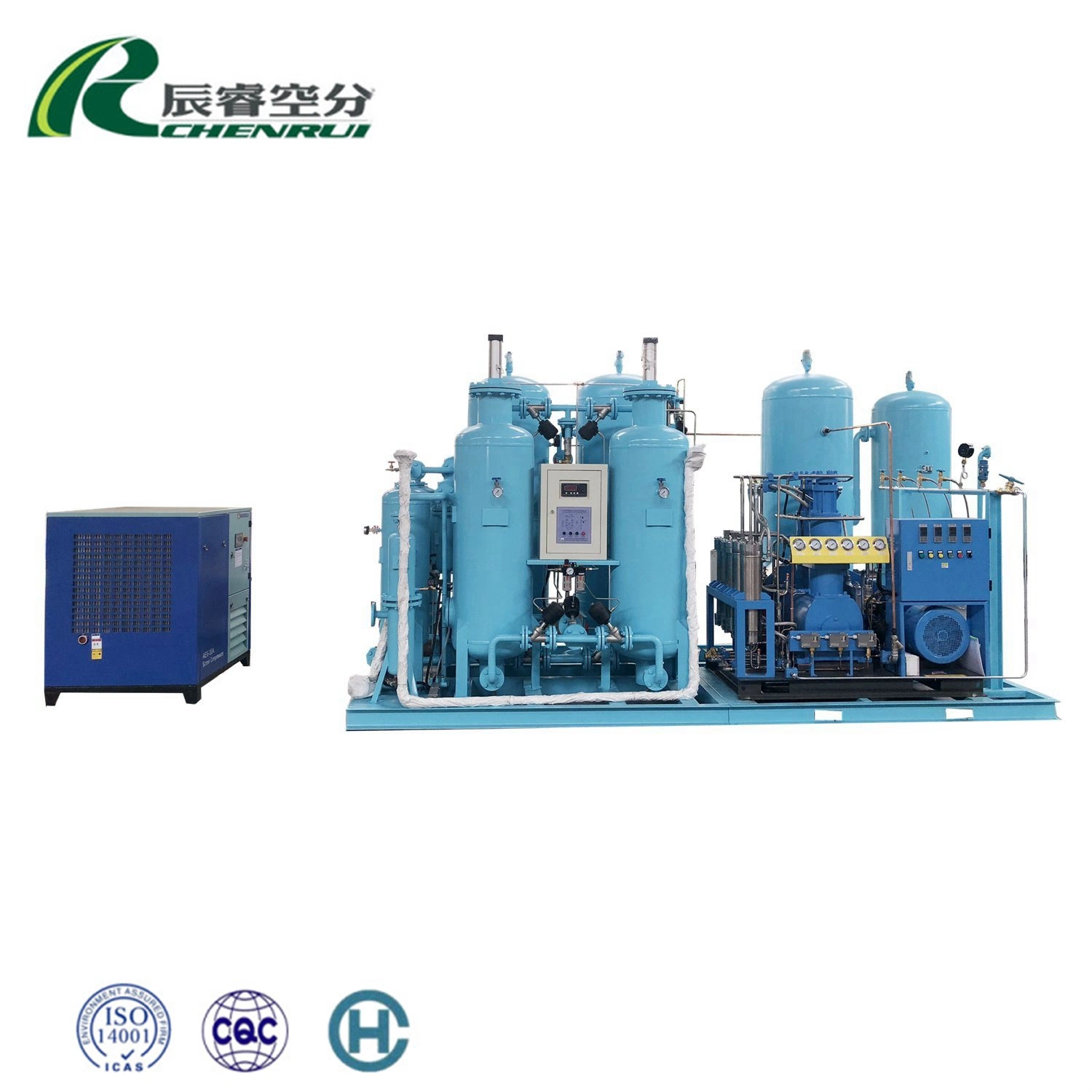 Generador de oxígeno PSA industrial de la máquina de fabricación de gas Oxigen de alta pureza