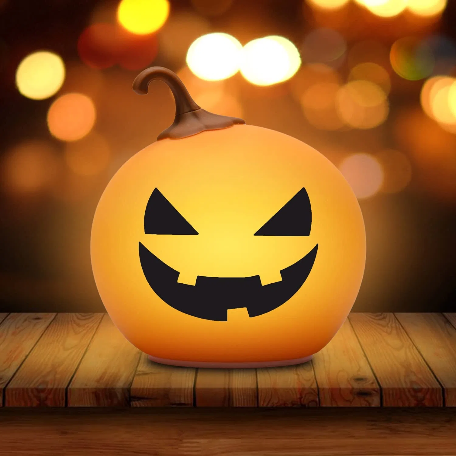 Pumpin Silicone Night Light Halloween Gift with Remote Control