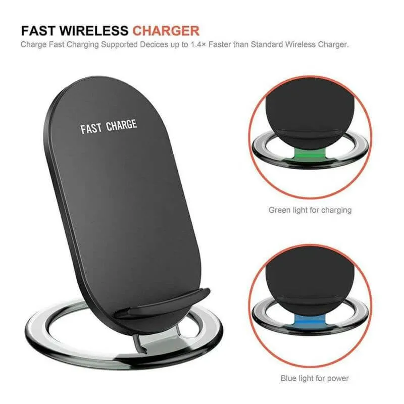 Carregador sem fios Qi Standard Universal Wireless Chargers para telemóveis