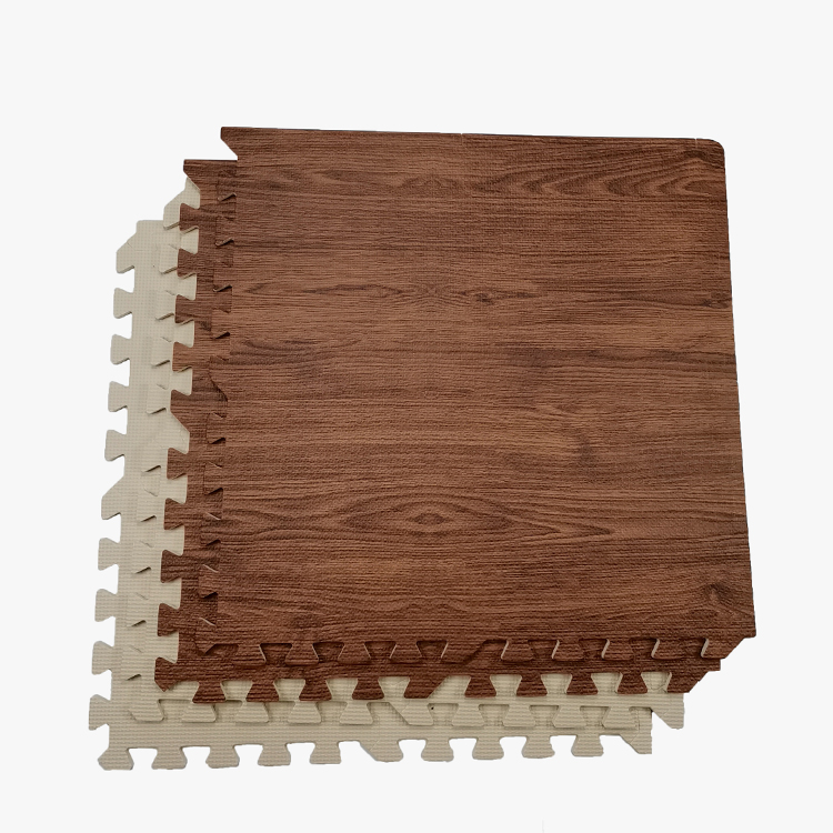 2023 Hot Sale High quality/High cost performance  Anti-Skid safety Large EVA Mat Wood Pattern Floor Mat