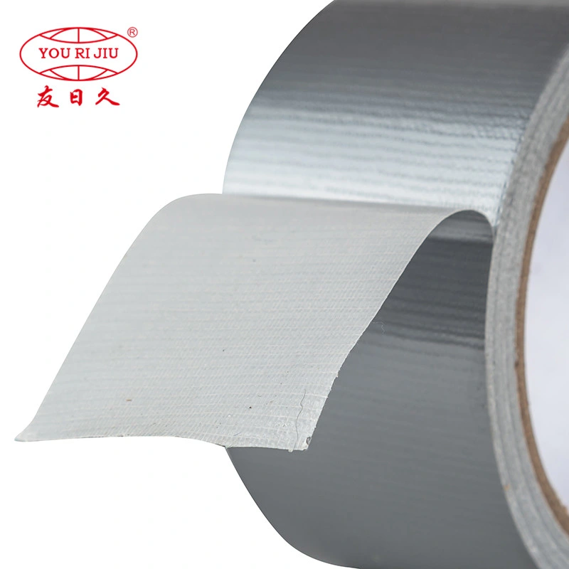 Yourijiu Waterproof Heavy Duty Gaffer Tape Strong Adhesive Cloth Tape Decorative Silver Duct Tape Fixed Floor Protection Film