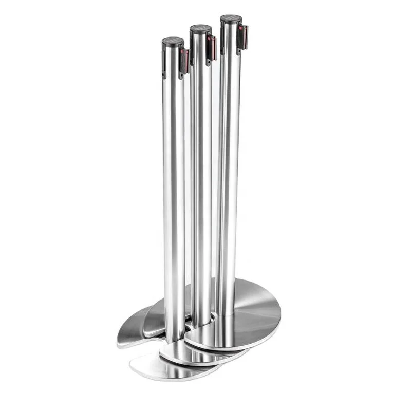 Stainless Steel Railing Stanchion Post Crowd Control Barrier