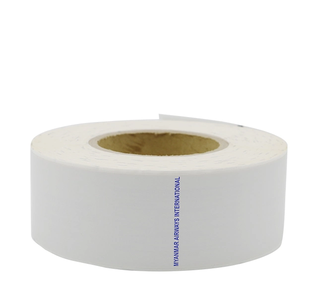 Free Sample Low Price High quality/High cost performance Thermal Paper Baggage Tag Luggage Tag Products Self Adhesive Material Raw Materia for Airline