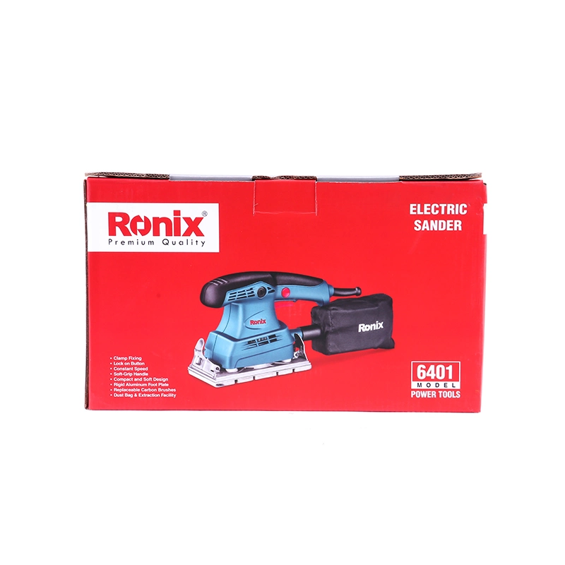 Ronix 6401 Wood Sander هويسبر محرك قوي ومتوازن دقيق ماكينة السندر الكهربائي بموتور متوازن بدقة