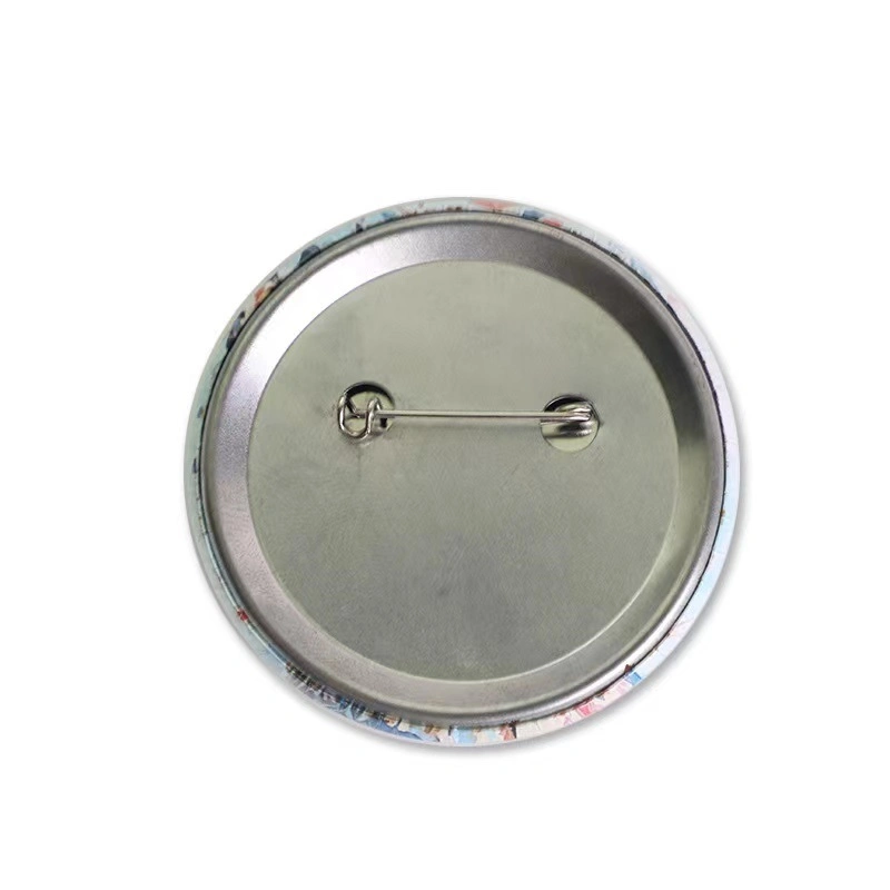 Custom Promotion Consumables Pin Magnetic Sublimation Blanks Tin Badge for Garment Accessories