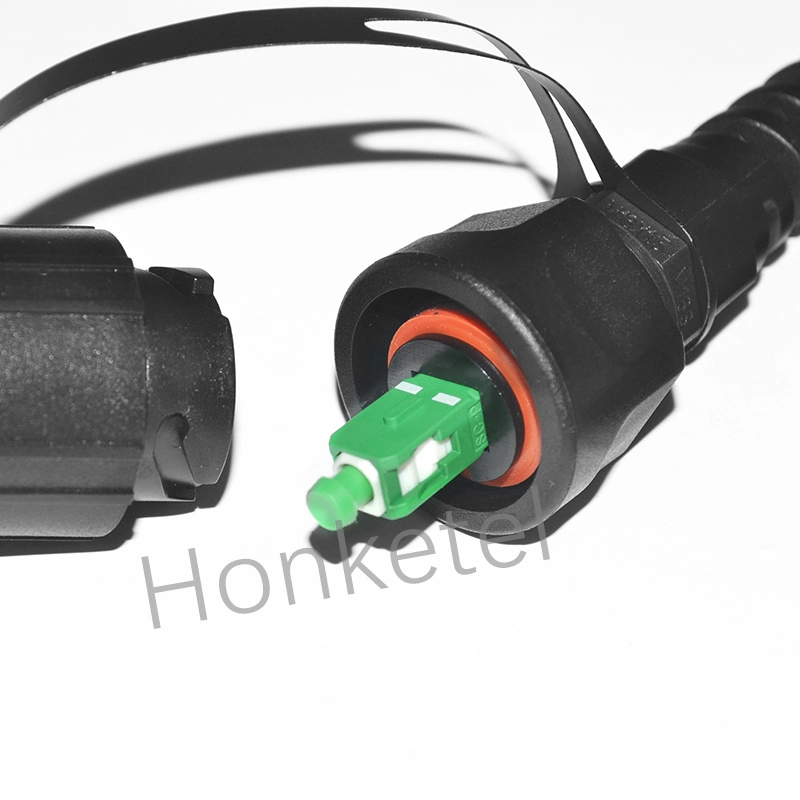 Waterproof IP67 Ftta 7.0mm Outdoor Fiber Optical Patch Cord with Odva Connector