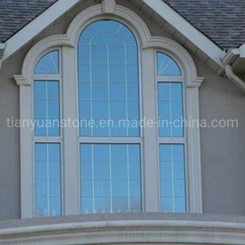 Mape de materiales de construcción de la ventana de granito rojo/pared bordeando marco de puerta