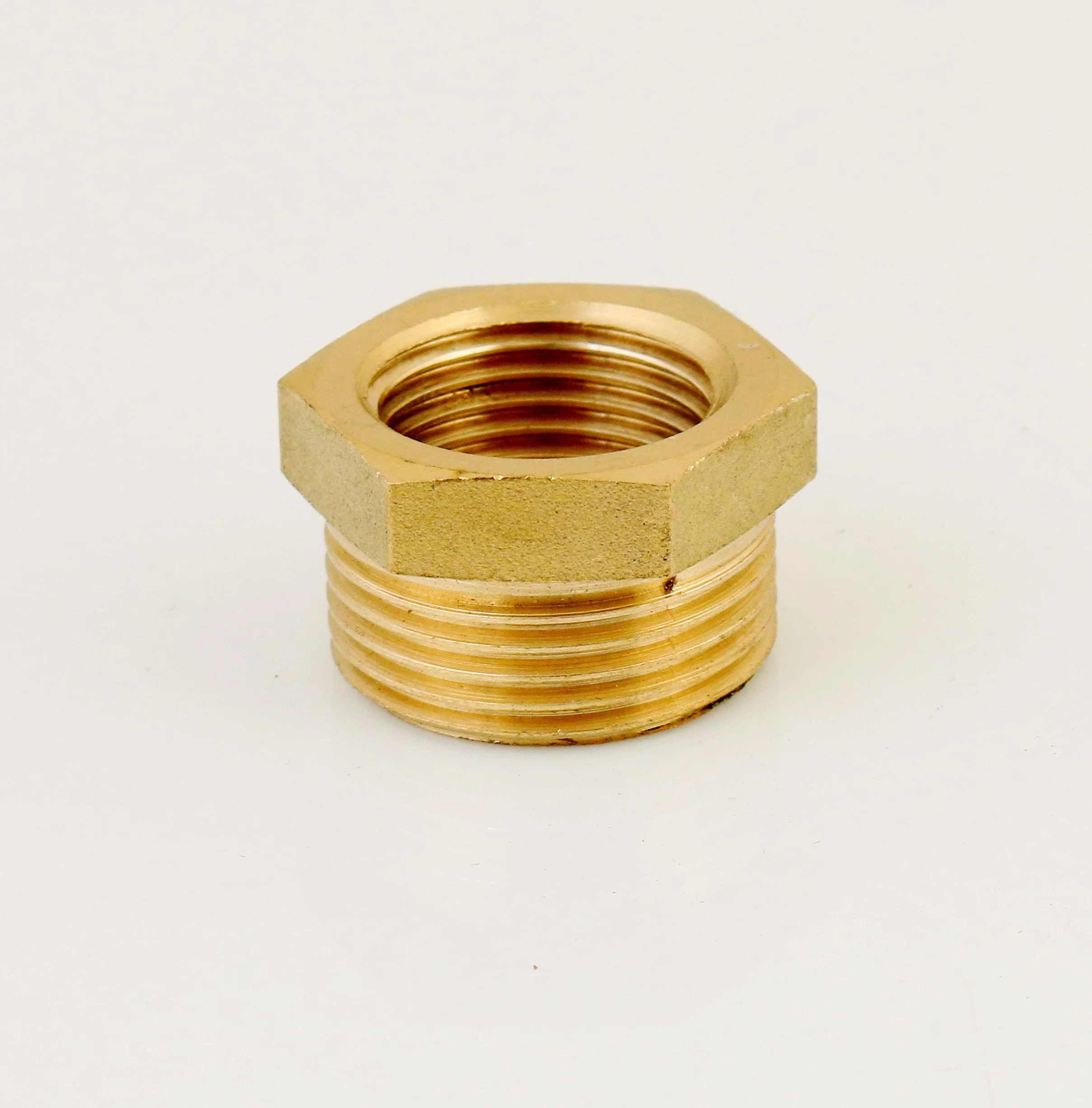 Brass Adapter Fitting Bsp Reducing Hexagon Bush Bushing Male to Female Connector Fuel Water Gas Oil 1/8" 1/4" 3/8" 1/2" 3/4" 1"