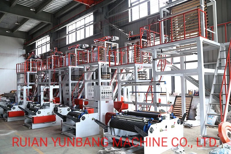 High Output PE Heat Shrink Film Blowing Machine with Plastic Biodegradable Film Blowing Machine