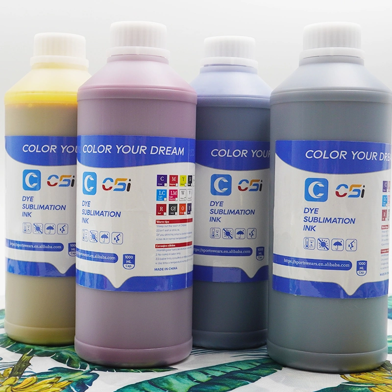 Atacado melhor tecido Qualtity Dye Sublimation tinta transferência de calor água Tinta baseada