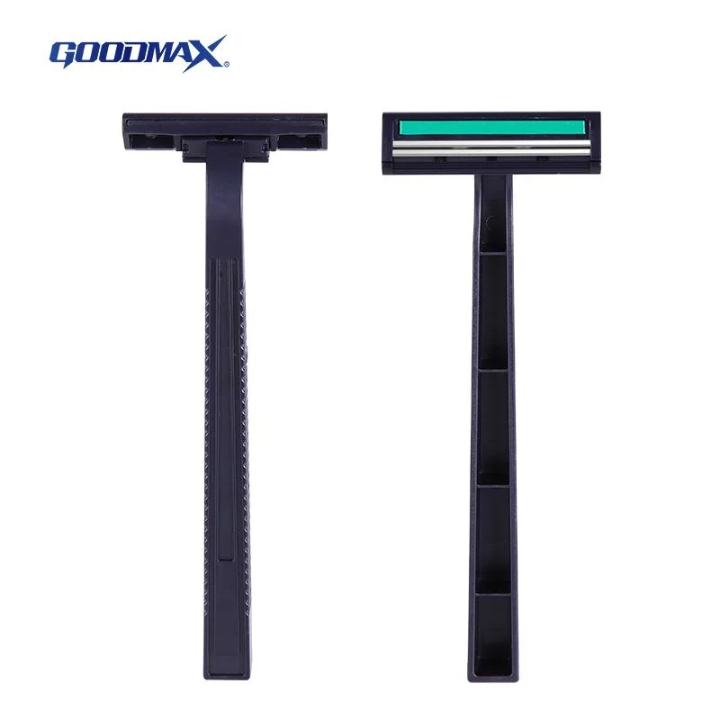 Twin Blade Disposable Shaving Razor in Poly Bag Package