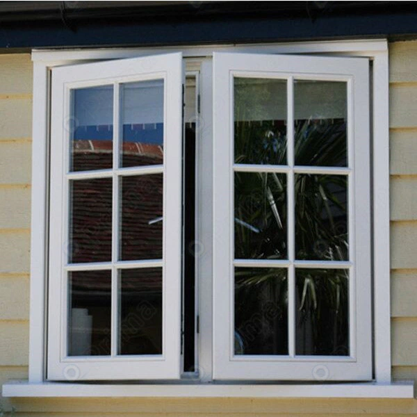 Small Casement Aluminium Glass Windows and Doors with Grill Design