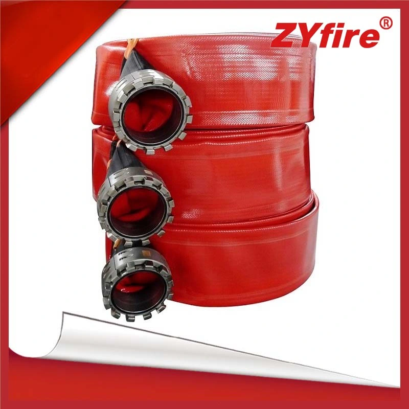 Zyfire Oilfield High Dabrasion Resistance Frac TPU lay Flat mangueira Com molinete de mangueira grande