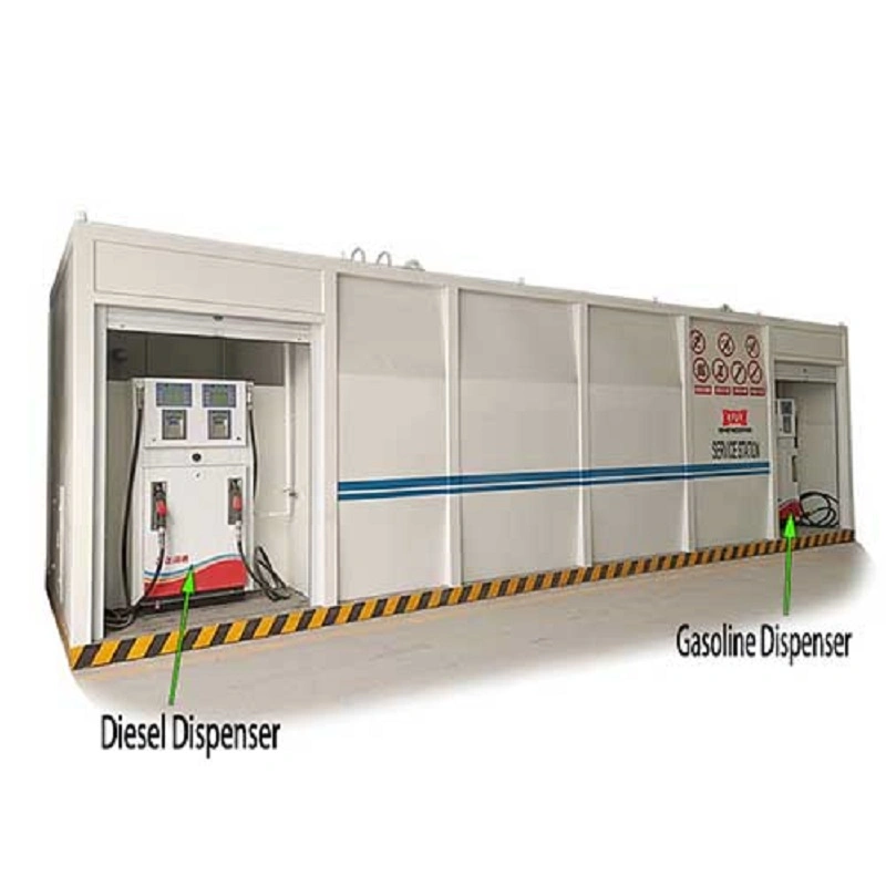 New Arrival 45FT Container Fuel Station Mobile Containerized Fuel Fuel Dispenser for Petrol Station Low in Price