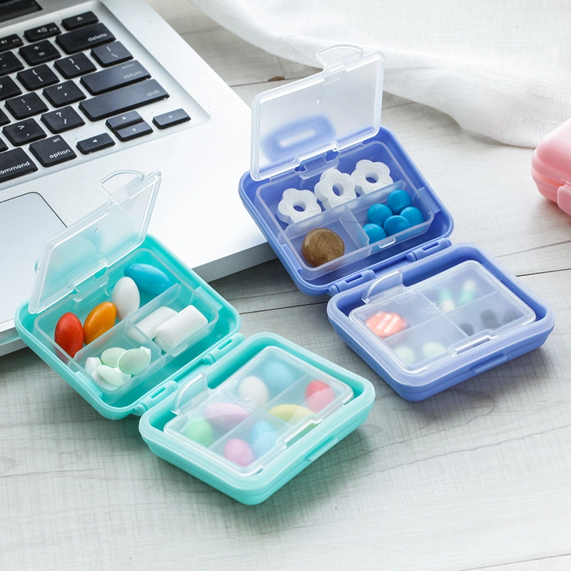Portable Plastic Pill Box or Medicine Box