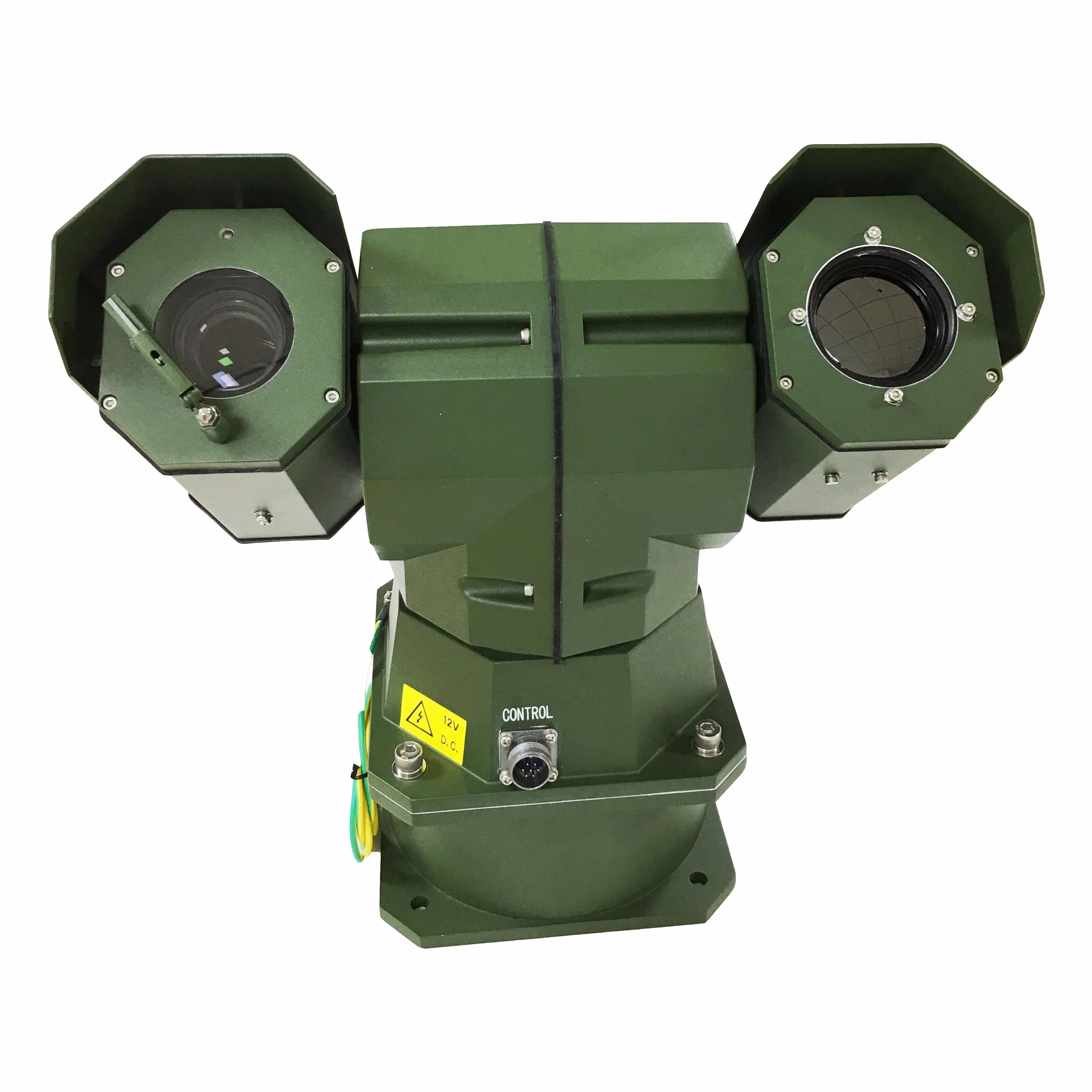 Factory Direct 3300 Meters Railway Port Forest Fire Prevention Security Monitoring Dual Sensor Thermal Camera