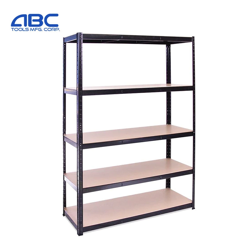 Assemblé sans rivet de rayonnage en métal 5 couches Boltless Steel Shelf Rack pour les supports de stockage