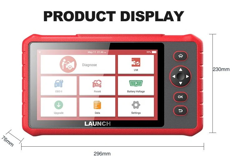 Inicie o X431 PCR909X Auto-diagnóstico OBD do lançamento da Ferramenta Scanner OBD2 Alle Systeem Auto Ferramentas de leitura do leitor de código de OBD lançar X431