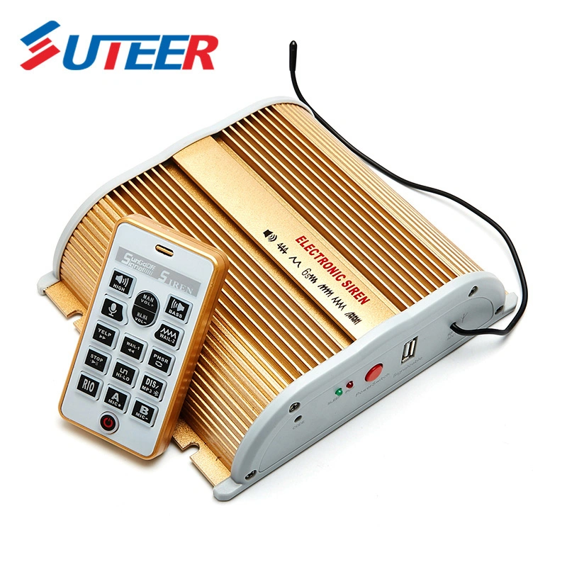 200W Remote Police Car Alarm Electronic Wireless Siren (WSI100F)