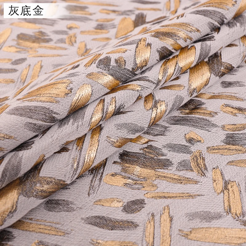 China imitaciones de tejido de seda bordado y tejido de poliéster tejido Jacquard tejido brocado de cortina y la tapicería/vestido/sofá Mantel