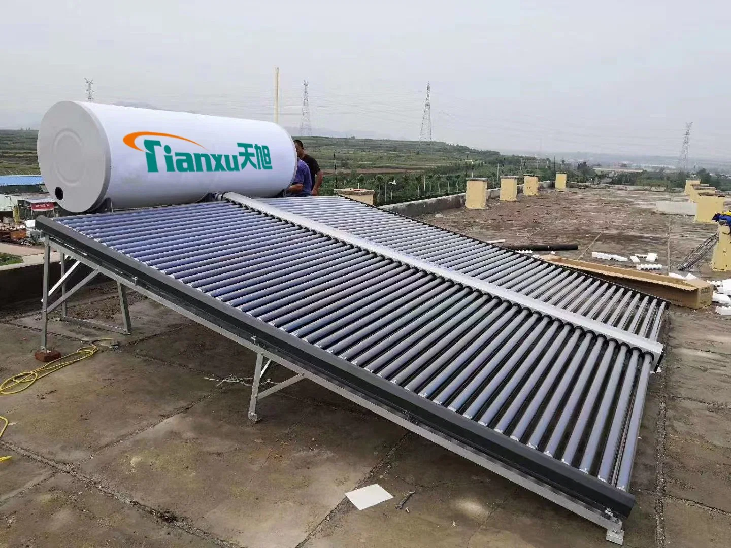 Professional Manufacture Computer Controlled Economic Solar Hot Water System