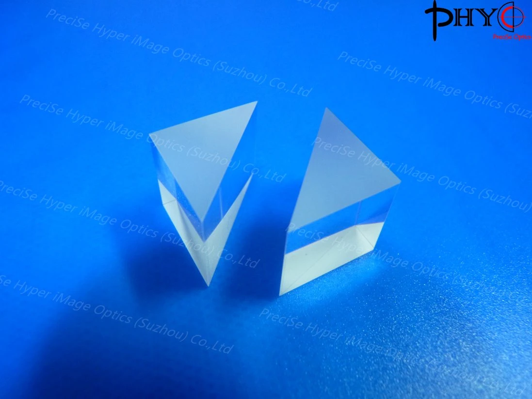 Customized K9 45 Degree Triangular Prisms Bk7 Glass Right Angle Prism