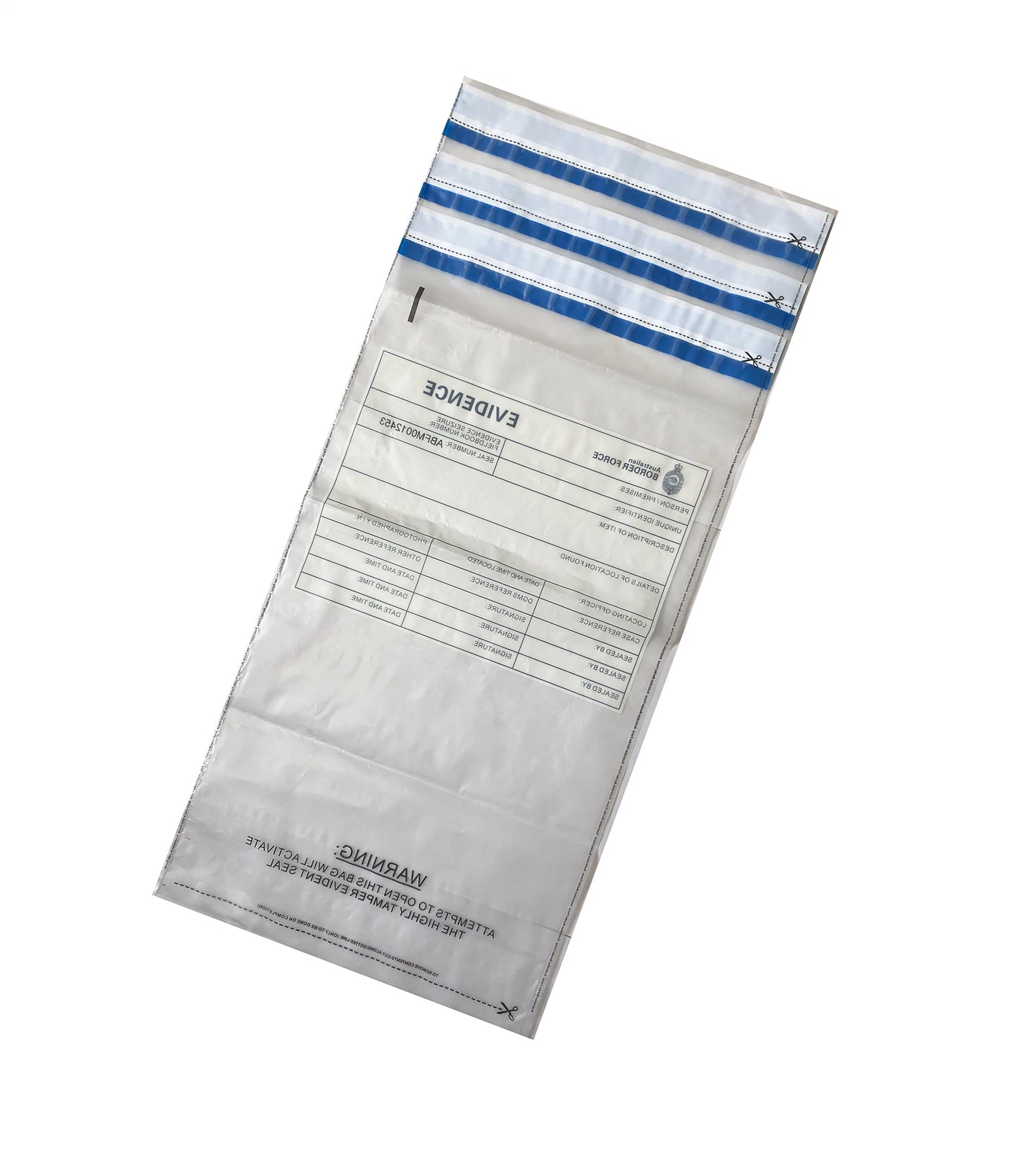 Tamper Proof Bags Security Bags Transparent PE LDPE Material Customized Size and Color and Thickness From Manufacturer Bank Deposit Plastic Bag