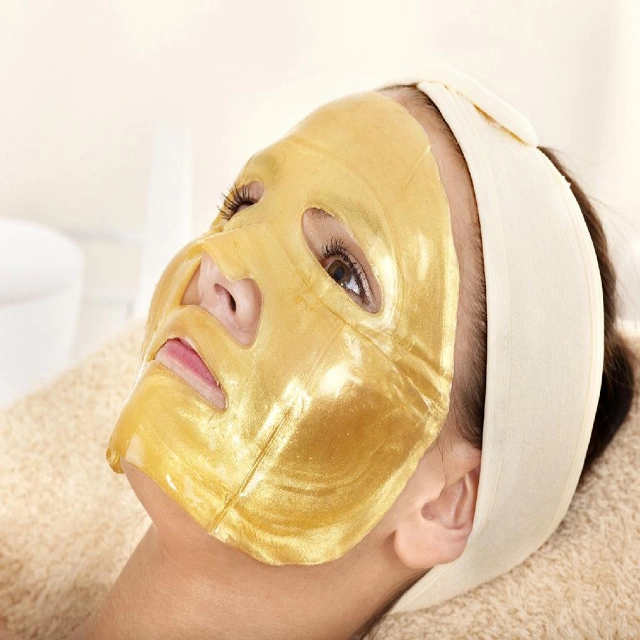 OEM Gold Collagen Crystal Facial Mask Golden Anti-Wrinkle Face Mask