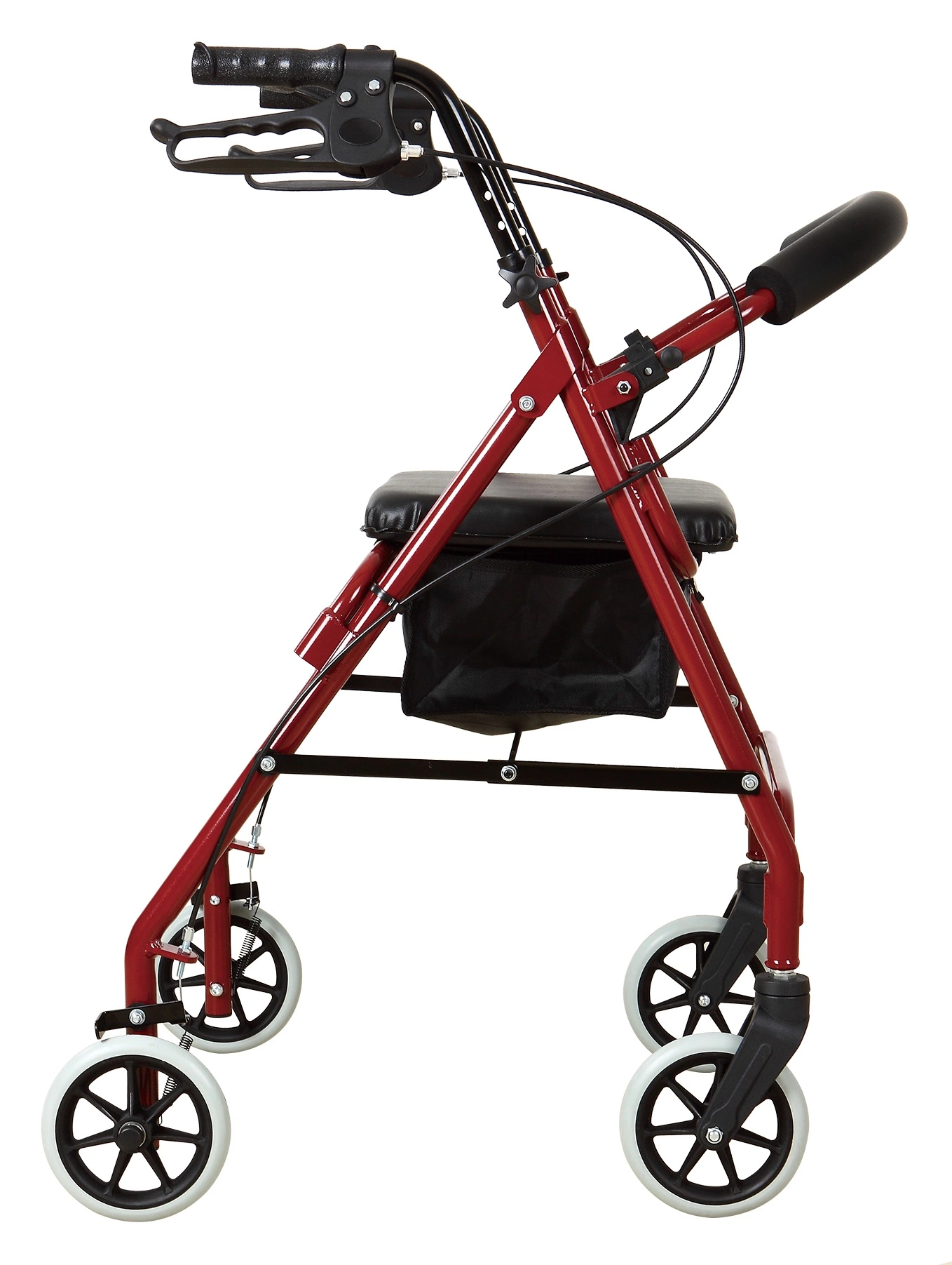 Sale Hospital Selling Steel Rollator Walker with Seat for The Elderly