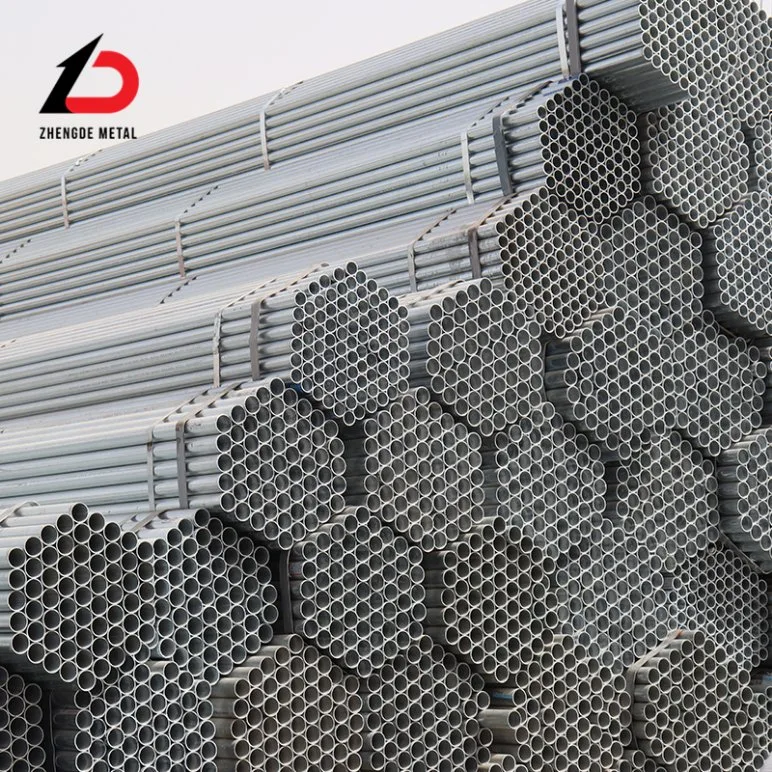 Round/Rectangles/Squares Z275 SGCC Sgcd Dx51d Gi Pipe Pre Galvanized Steel Pipe Galvanized Pipe/Tube for Construction and Food/Beverage/Dairy Products