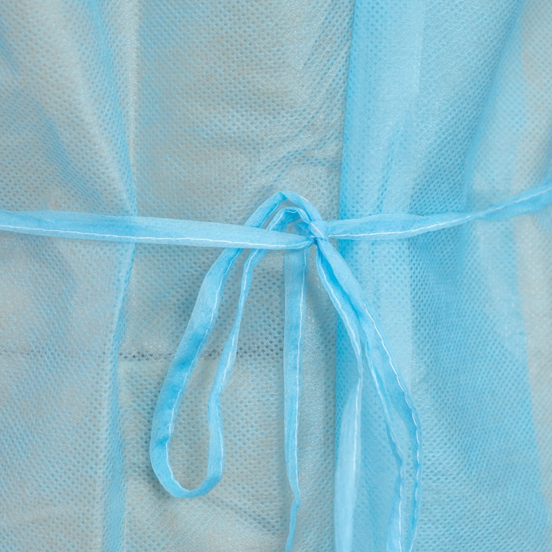 Factory Directly Supply Wholesale/Supplier Waterproof Non-Woven PP Coated PE Isolation Gown