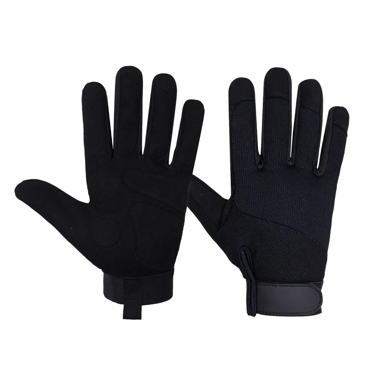 Prisafety Breathable New Design Black Mechanic Hand Gloves Safety Outdoor Work Magnetic Gloves Mens Work Glove with Magnet