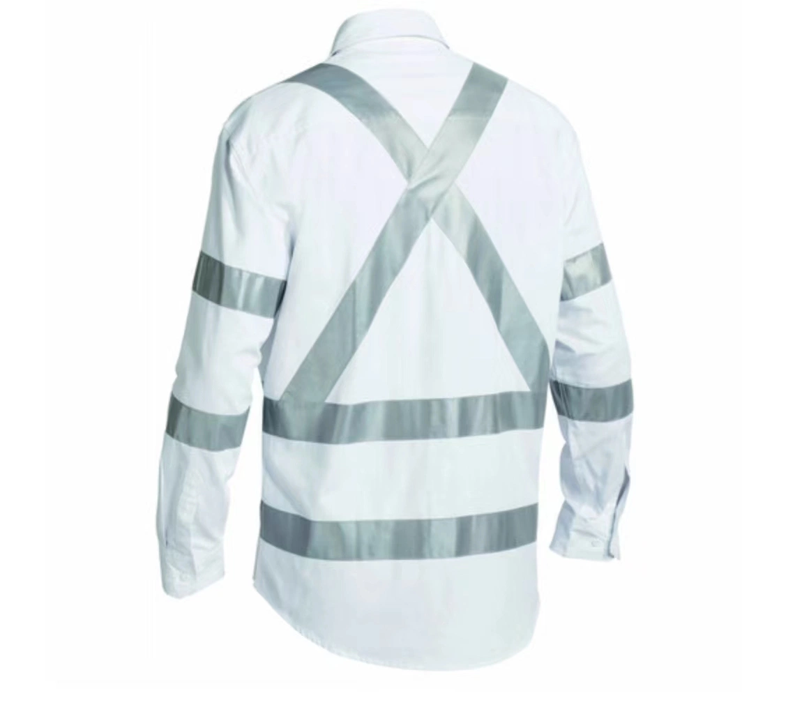 Vêtement de travail de sécurité haute visibilité personnalisé vêtements de travail Reflective uniforme protection de chemise Vêtements de travail